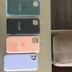APPLE IPHONE COVERS FOR 11 PRO MAX sold together.